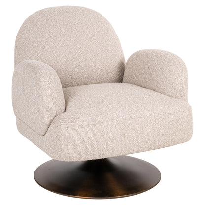 Richmond Möbel Lounge Stuhl Kagney drehbar biscotti | 214133