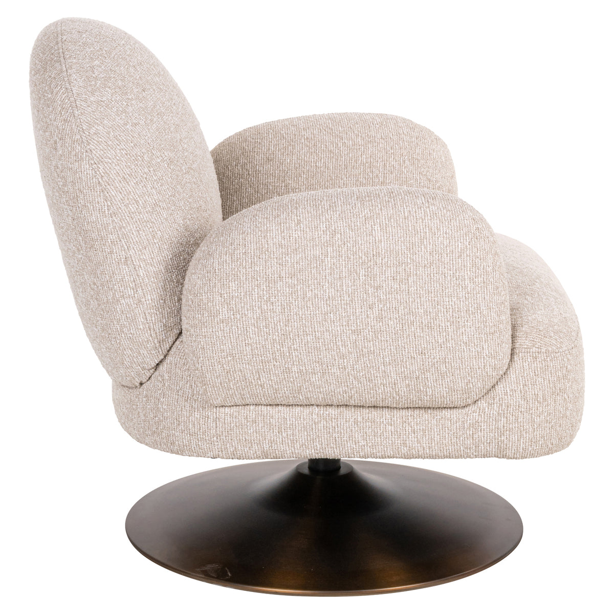 Richmond Möbel Lounge Stuhl Kagney drehbar biscotti | 214133