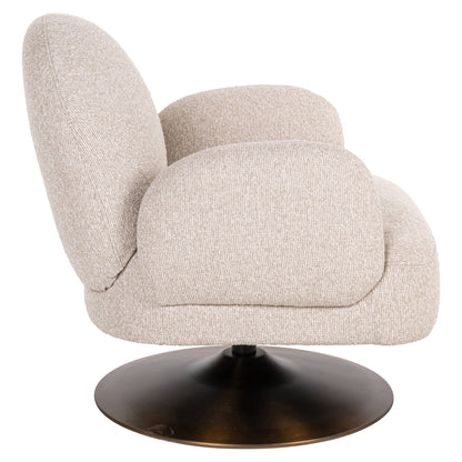Richmond Möbel Lounge Stuhl Kagney drehbar biscotti | 214133