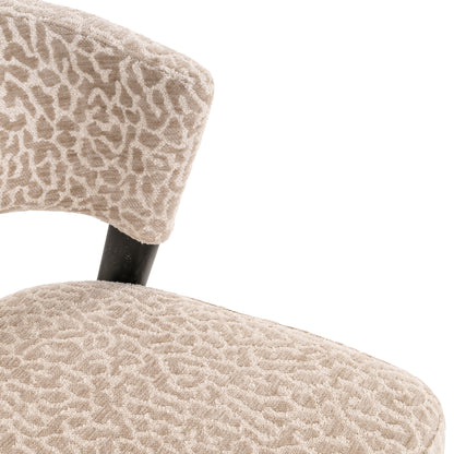 Richmond Möbel Esszimmerstuhl Zeno beige leopard | 214148