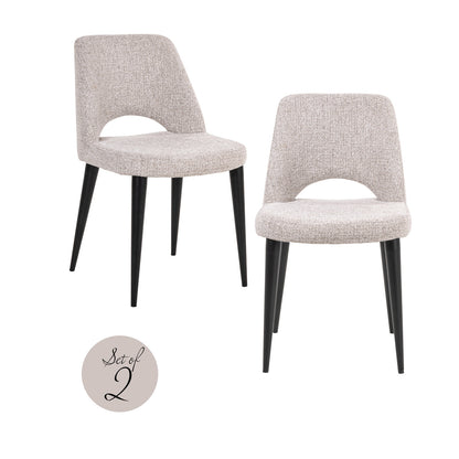 Esszimmerstuhl Tabitha Feuerresistent (Set von 2)