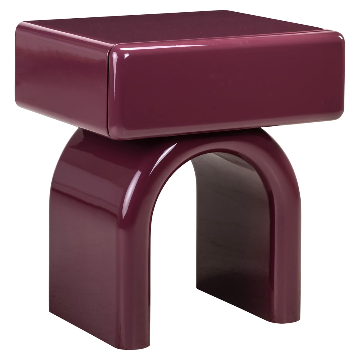 Richmond Möbel Nachttisch Bennet burgundy | 214194