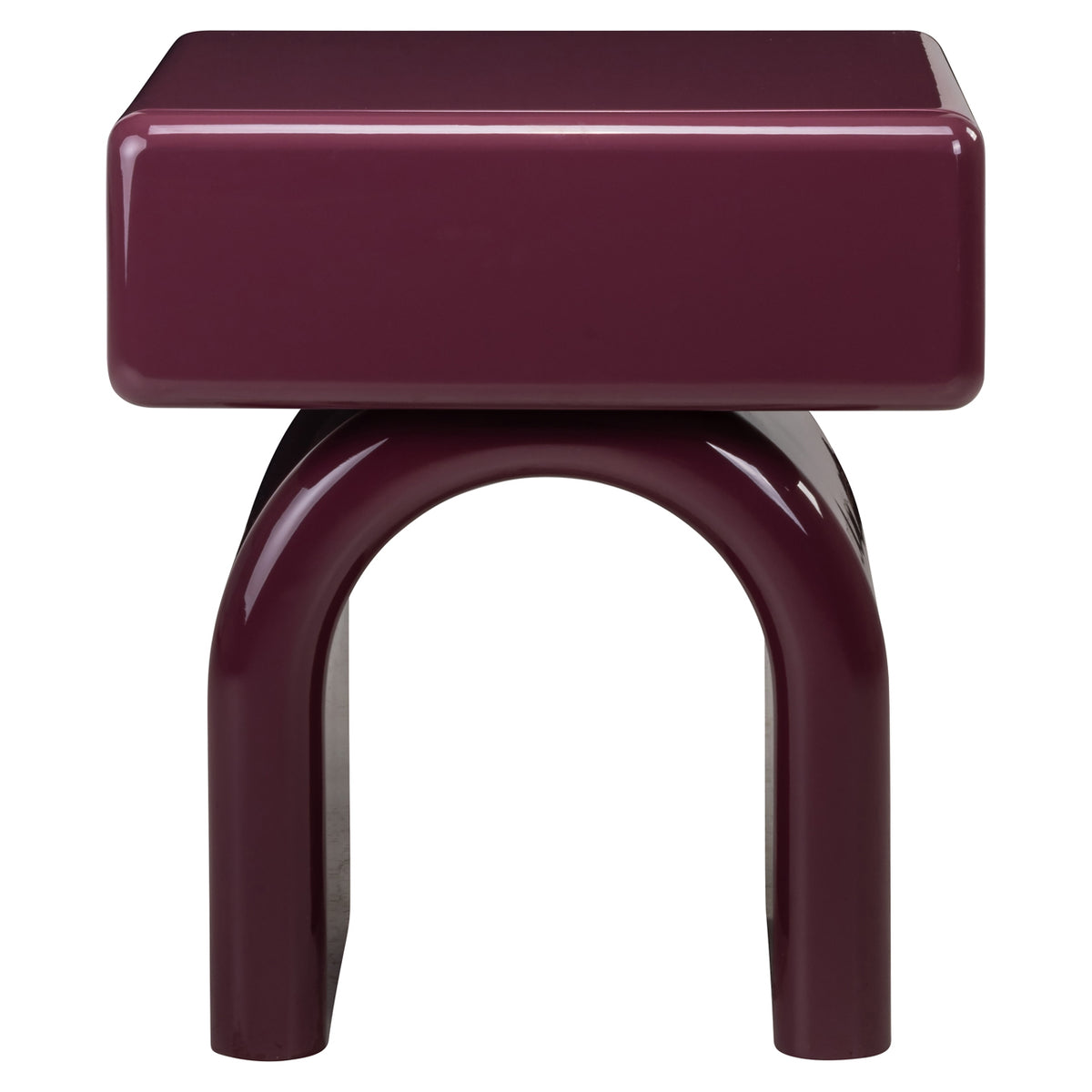 Richmond Möbel Nachttisch Bennet burgundy | 214194