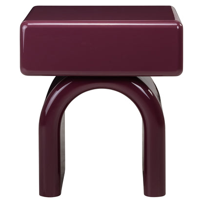Richmond Möbel Nachttisch Bennet burgundy | 214194