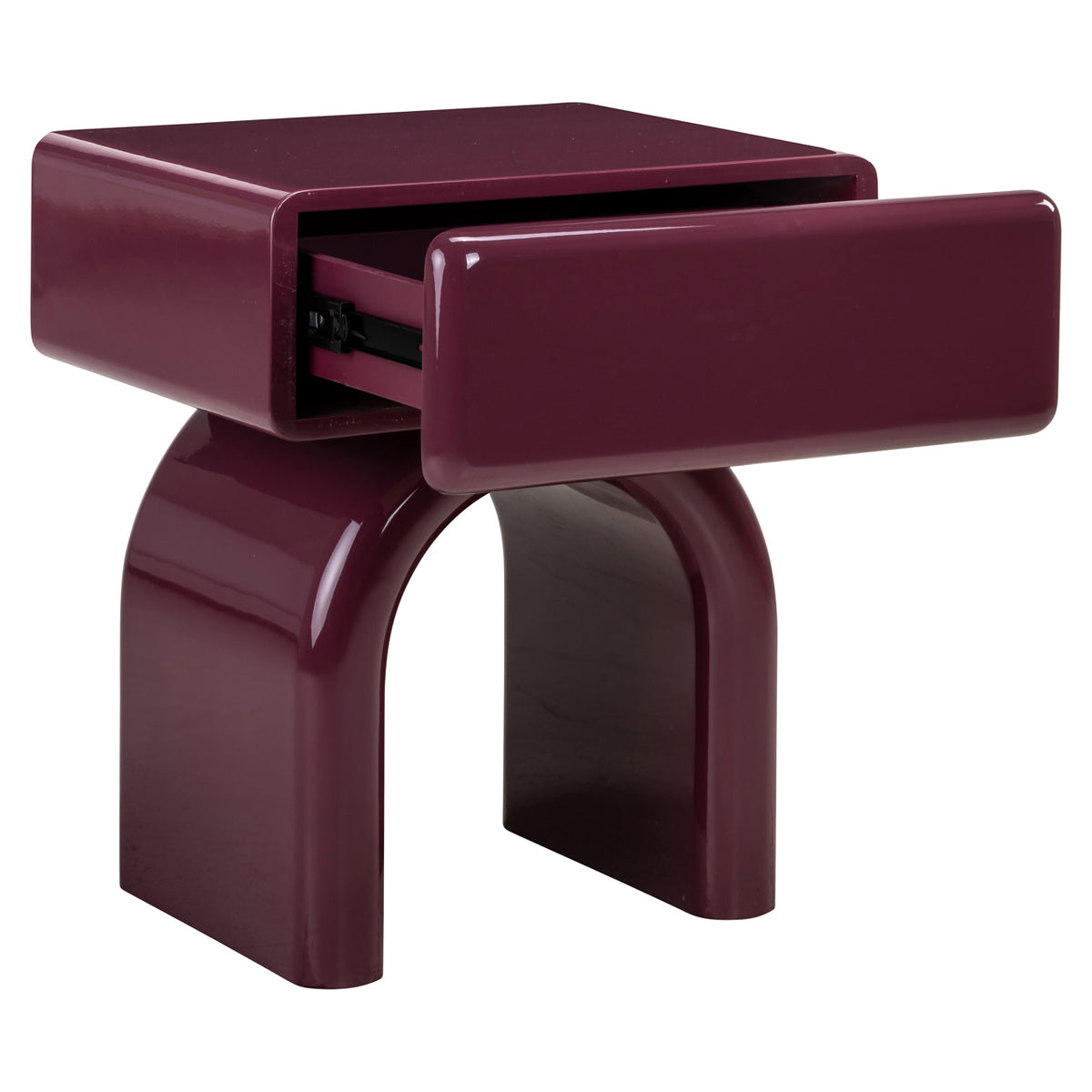 Richmond Möbel Nachttisch Bennet burgundy | 214194