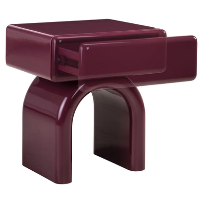 Richmond Möbel Nachttisch Bennet burgundy | 214194