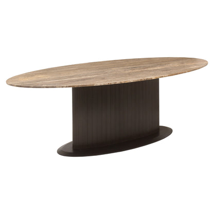 Richmond Möbel | Esstisch Russo ash brown oval 235 | ash-brown