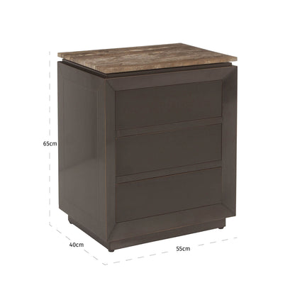 Nachttisch Russo -drawers