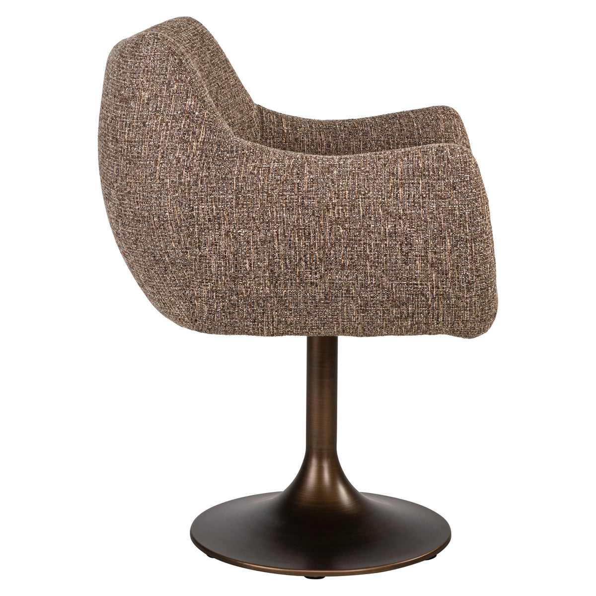 Richmond Möbel Esszimmerstuhl Aldo drehbar brown tweed | 214401