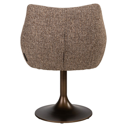 Richmond Möbel Esszimmerstuhl Aldo drehbar brown tweed | 214401
