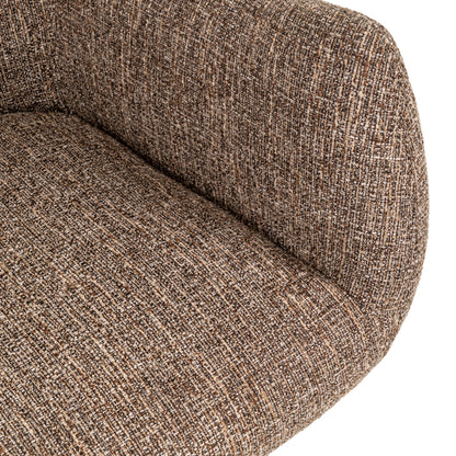 Richmond Möbel Esszimmerstuhl Aldo drehbar brown tweed | 214401