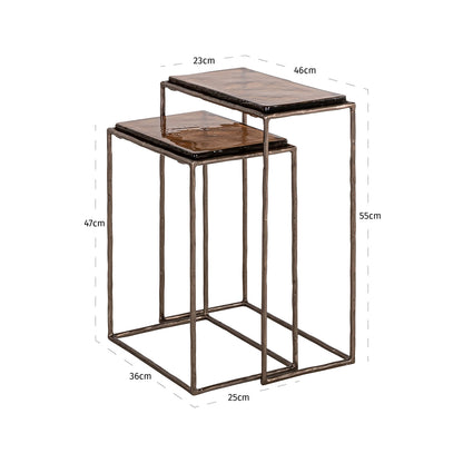 Beistelltisch Villano (Set von 2)