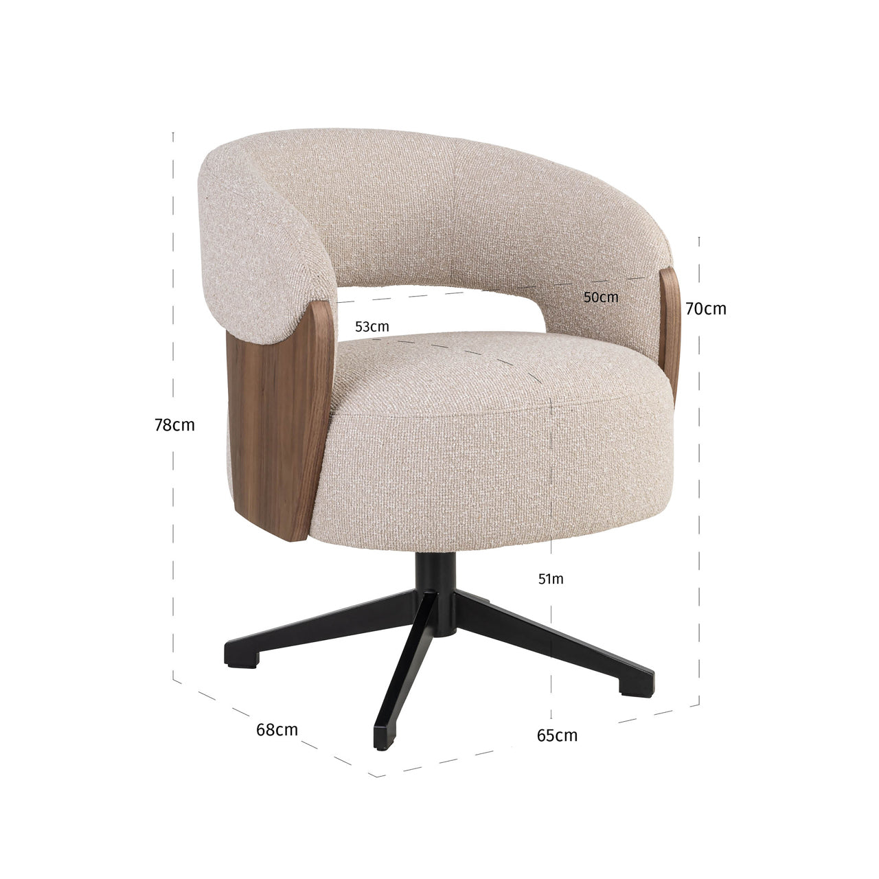 Esszimmerstuhl Pollux walnut