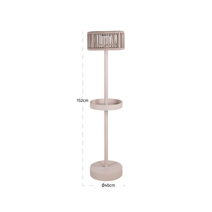 Garten Stehlampe Lunar light beige