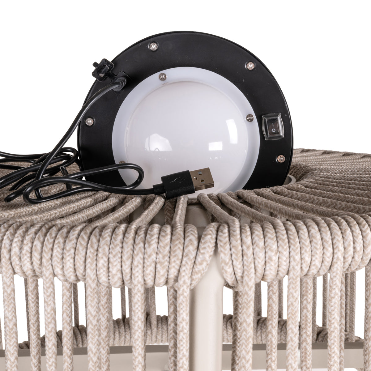 Richmond Möbel Garten Stehlampe Lunar light beige | 214541