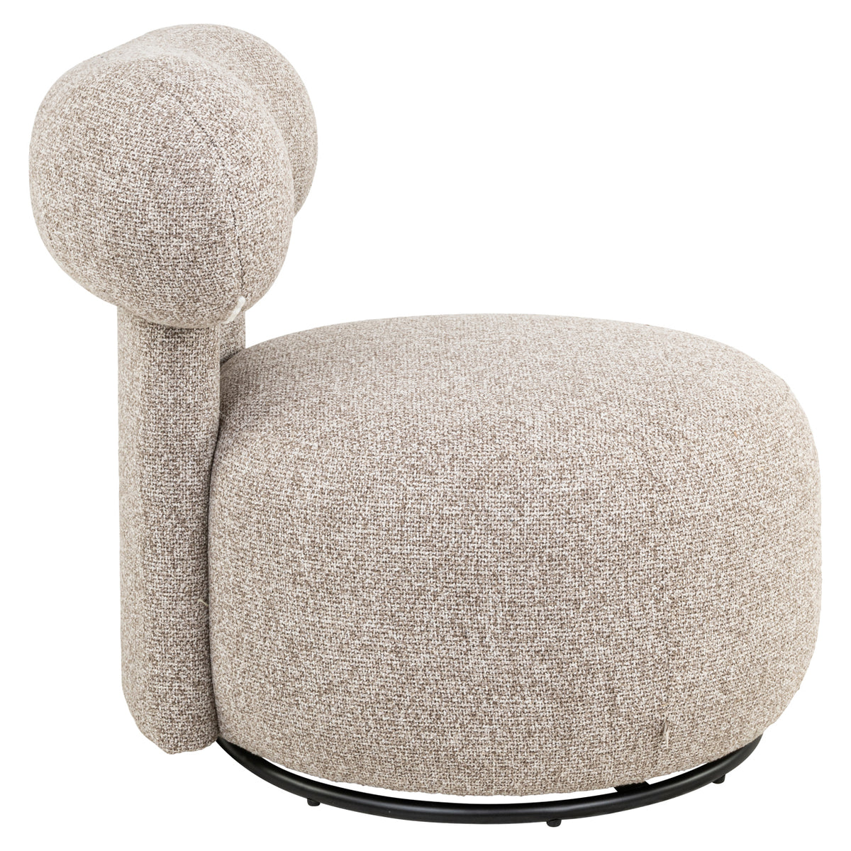 Richmond Möbel Lounge Stuhl Kaya drehbar cayenne brown | 215185