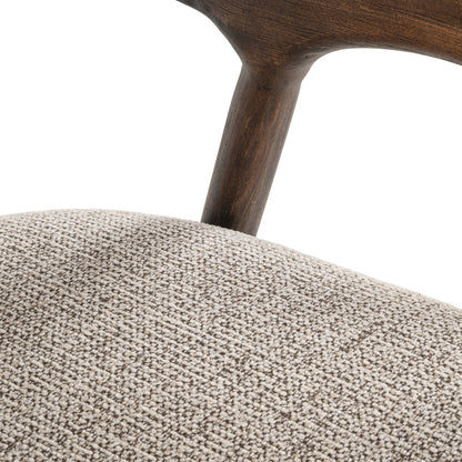 Richmond Möbel Thekenstuhl Mihara Feuerresistent mocca fancy | 215194