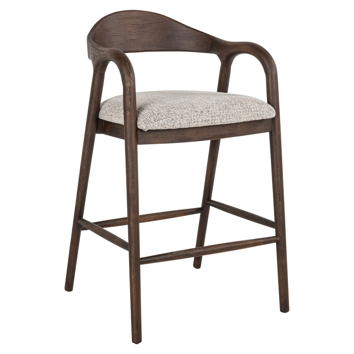 Richmond Möbel Thekenstuhl Mihara Feuerresistent mocca fancy | 215194