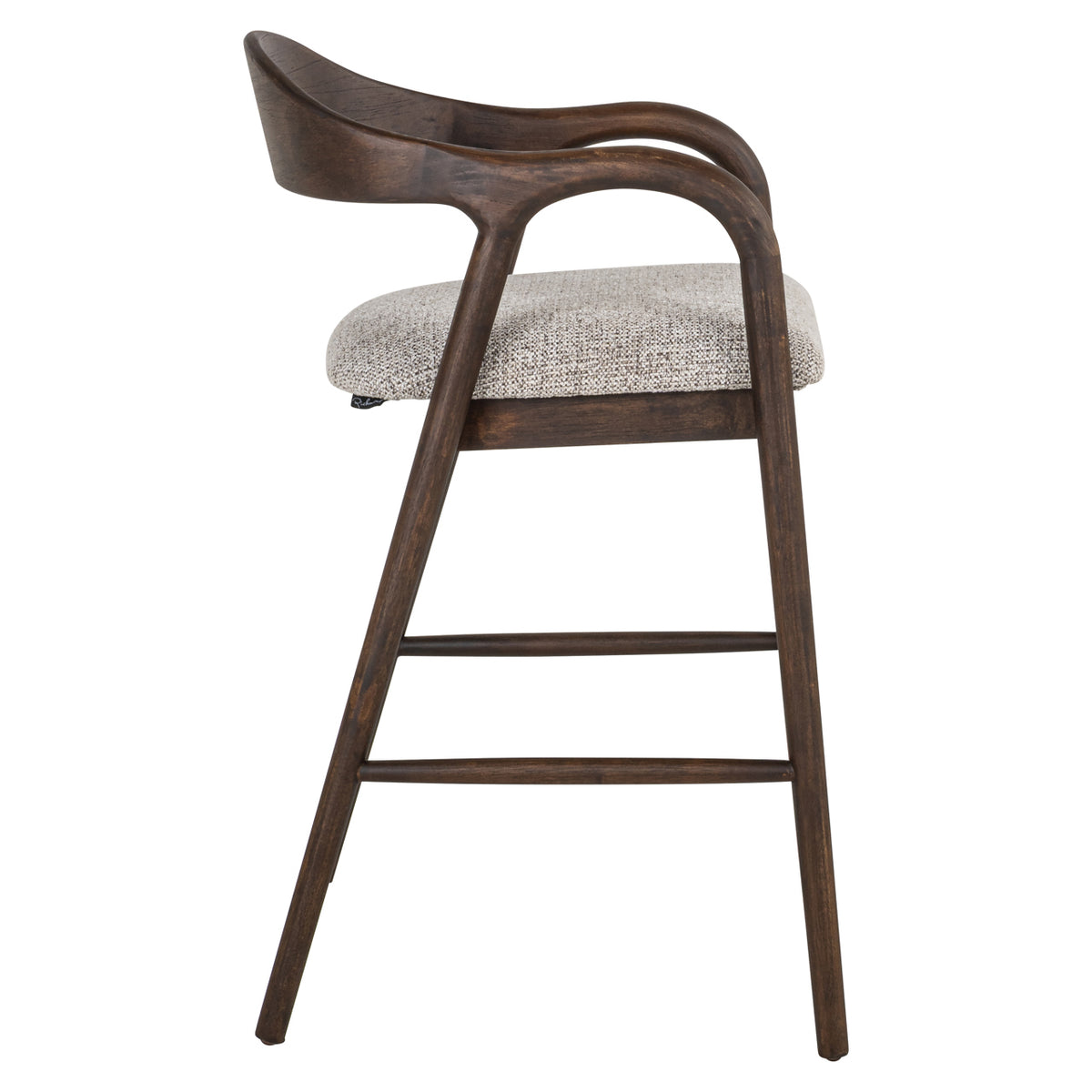 Richmond Möbel Thekenstuhl Mihara Feuerresistent mocca fancy | 215194