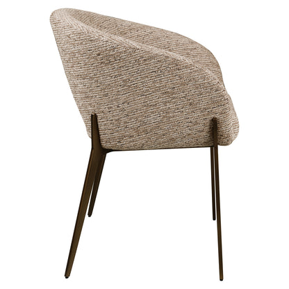 Richmond Möbel Esszimmerstuhl Kenzi Feuerresistent mocca linear | 215450