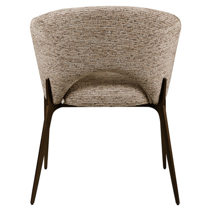 Richmond Möbel Esszimmerstuhl Kenzi Feuerresistent mocca linear | 215450