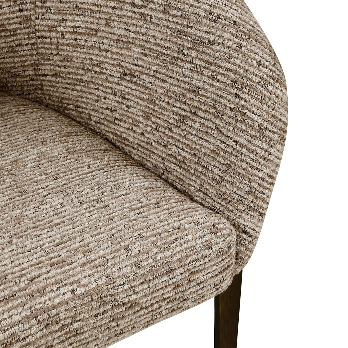 Richmond Möbel Esszimmerstuhl Kenzi Feuerresistent mocca linear | 215450
