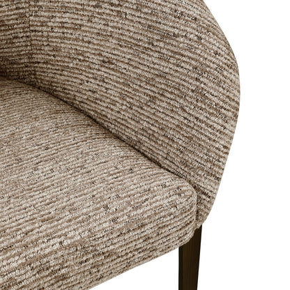 Richmond Möbel Esszimmerstuhl Kenzi Feuerresistent mocca linear | 215450