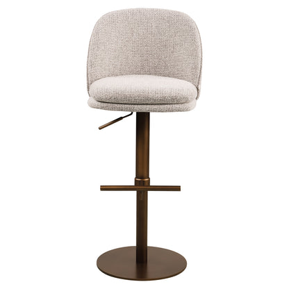 Richmond Möbel Barhocker Vesper drehbar mocca fancy | 215454