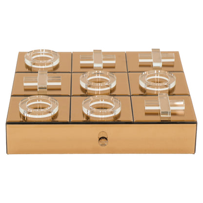 Richmond Möbel Dekoratives Spiel Victoria Tic-Tac-Toe brown | 215481