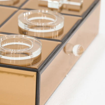 Richmond Möbel Dekoratives Spiel Victoria Tic-Tac-Toe brown | 215481