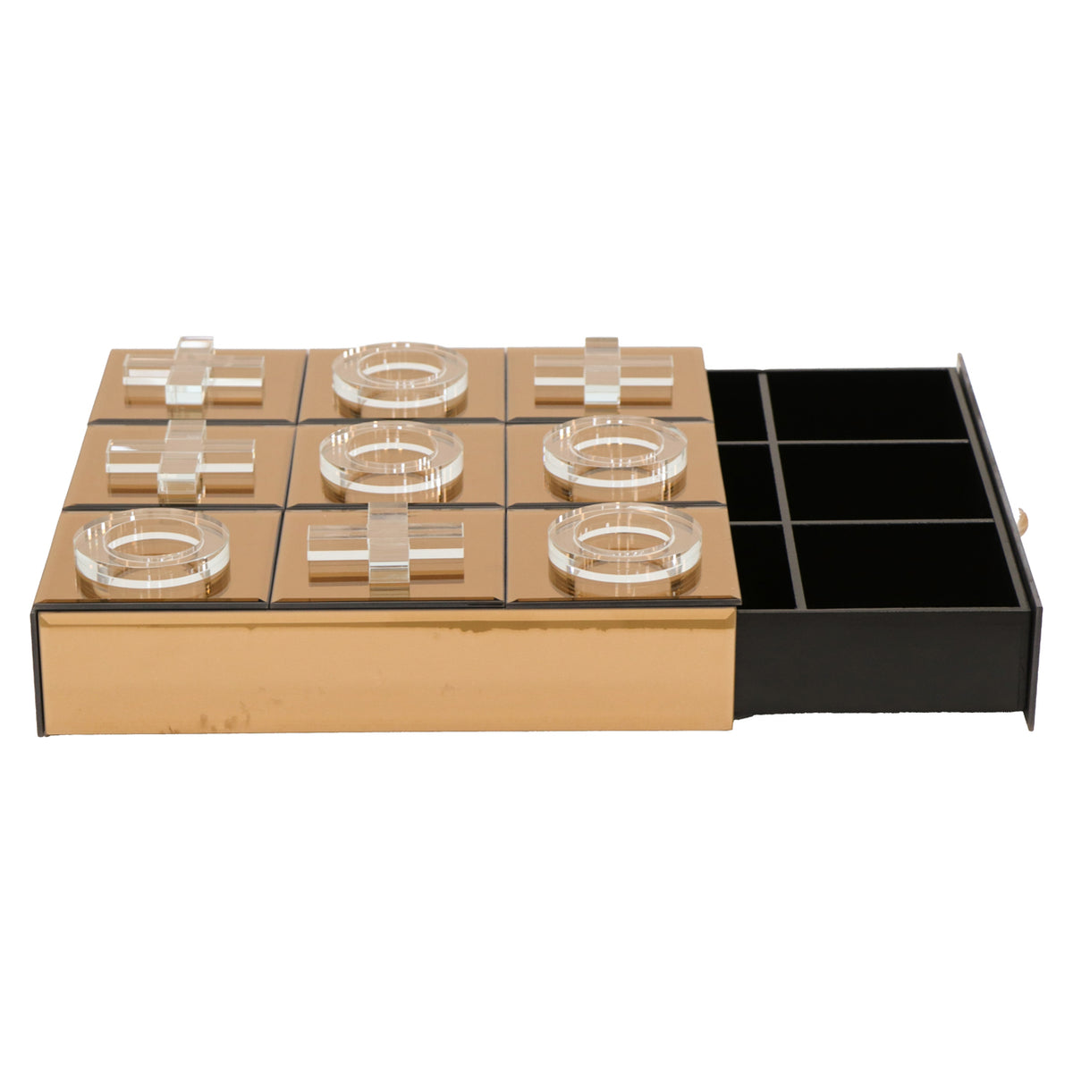 Richmond Möbel Dekoratives Spiel Victoria Tic-Tac-Toe brown | 215481