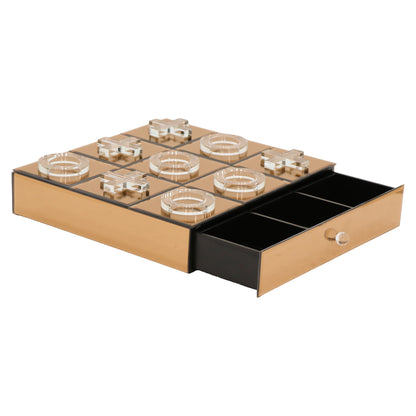 Richmond Möbel Dekoratives Spiel Victoria Tic-Tac-Toe brown | 215481
