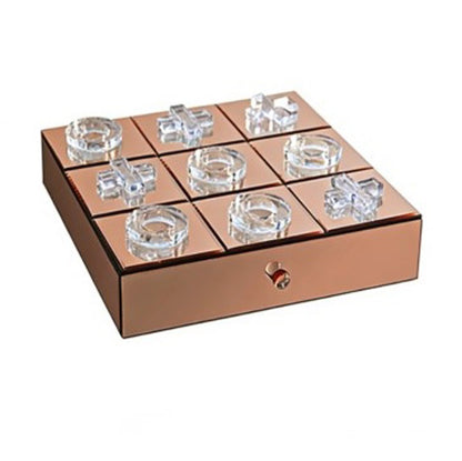 Richmond Möbel Dekoratives Spiel Victoria Tic-Tac-Toe brown | 215481