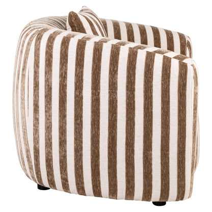 Richmond Möbel Lounge Stuhl Luxandra stripes sand | 215504