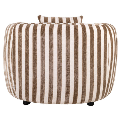 Richmond Möbel Lounge Stuhl Luxandra stripes sand | 215504