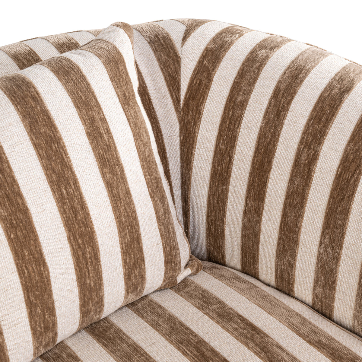 Richmond Möbel Lounge Stuhl Luxandra stripes sand | 215504