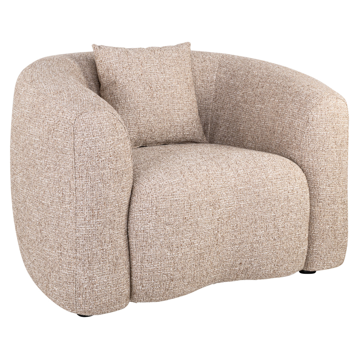 Richmond Möbel Lounge Stuhl Luxandra Feuerresistent sand tweed | 215506