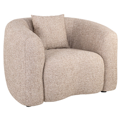 Richmond Möbel Lounge Stuhl Luxandra Feuerresistent sand tweed | 215506