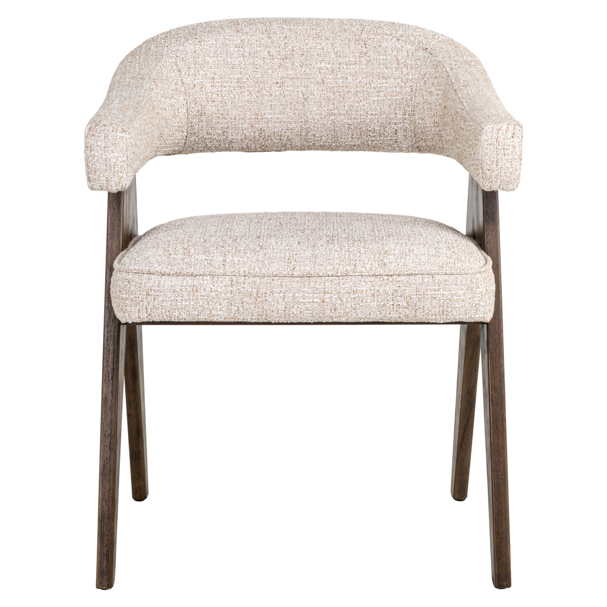 Richmond Möbel Esszimmerstuhl Mori Feuerresistent cream tweed | 215521