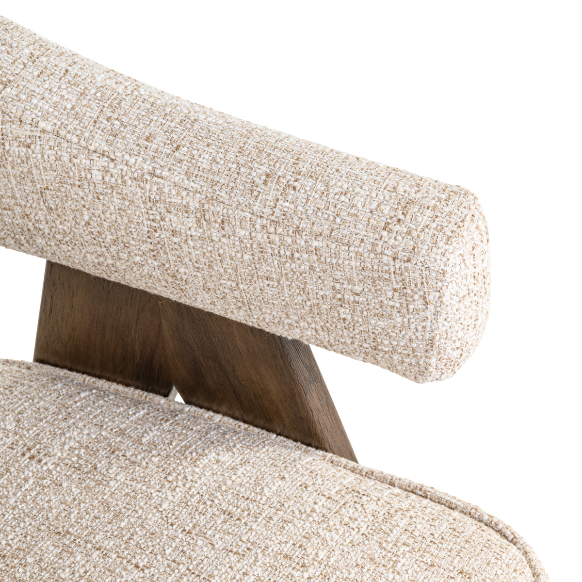 Richmond Möbel Esszimmerstuhl Mori Feuerresistent cream tweed | 215521