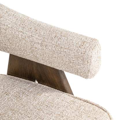 Richmond Möbel Esszimmerstuhl Mori Feuerresistent cream tweed | 215521