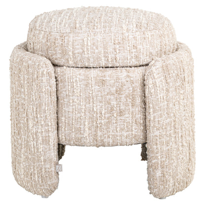 Richmond Möbel Hocker & Fußbank Cupid with storage beige angora | 215524