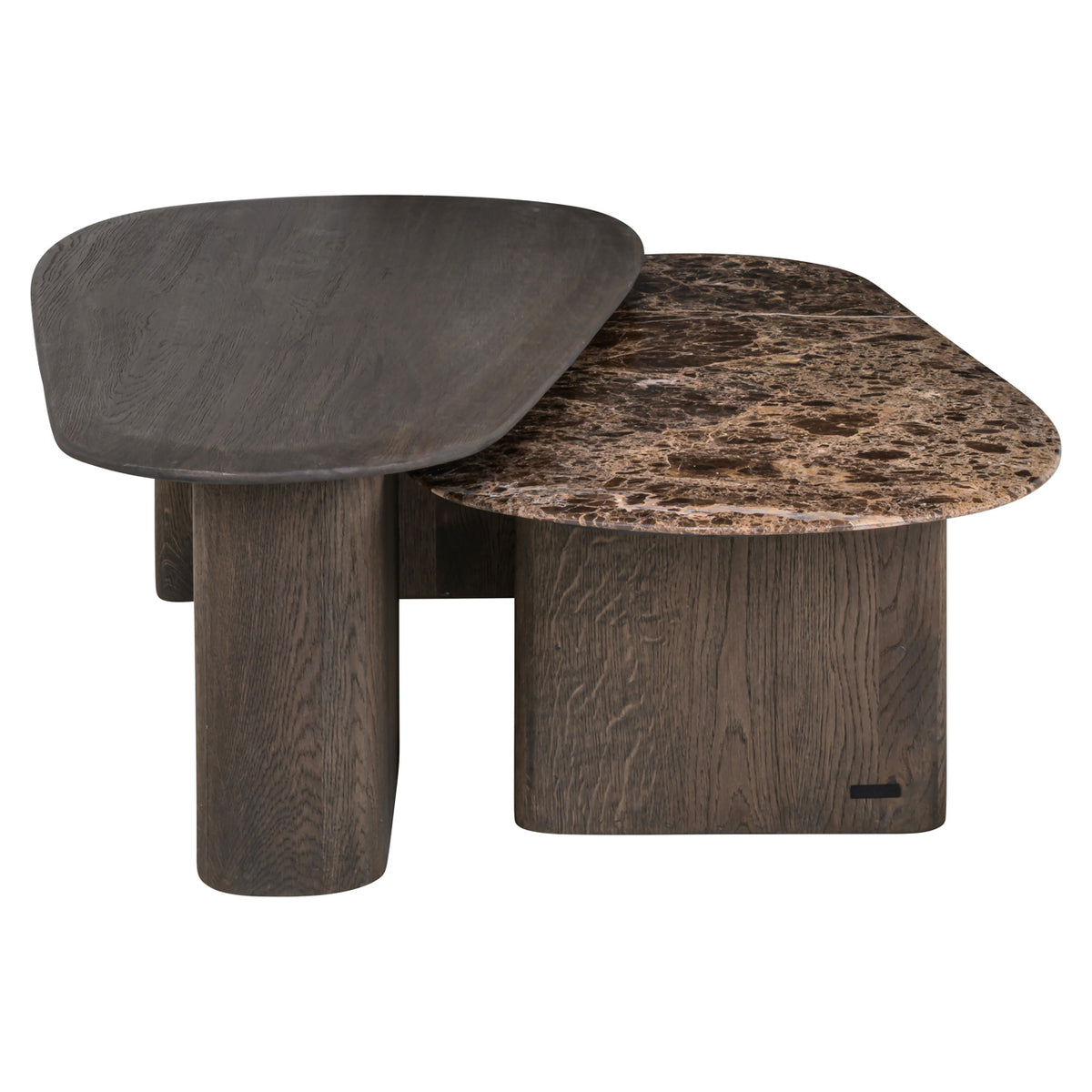 Richmond Möbel Couchtisch Castello (Set von 2) smoked charchoal | 215598
