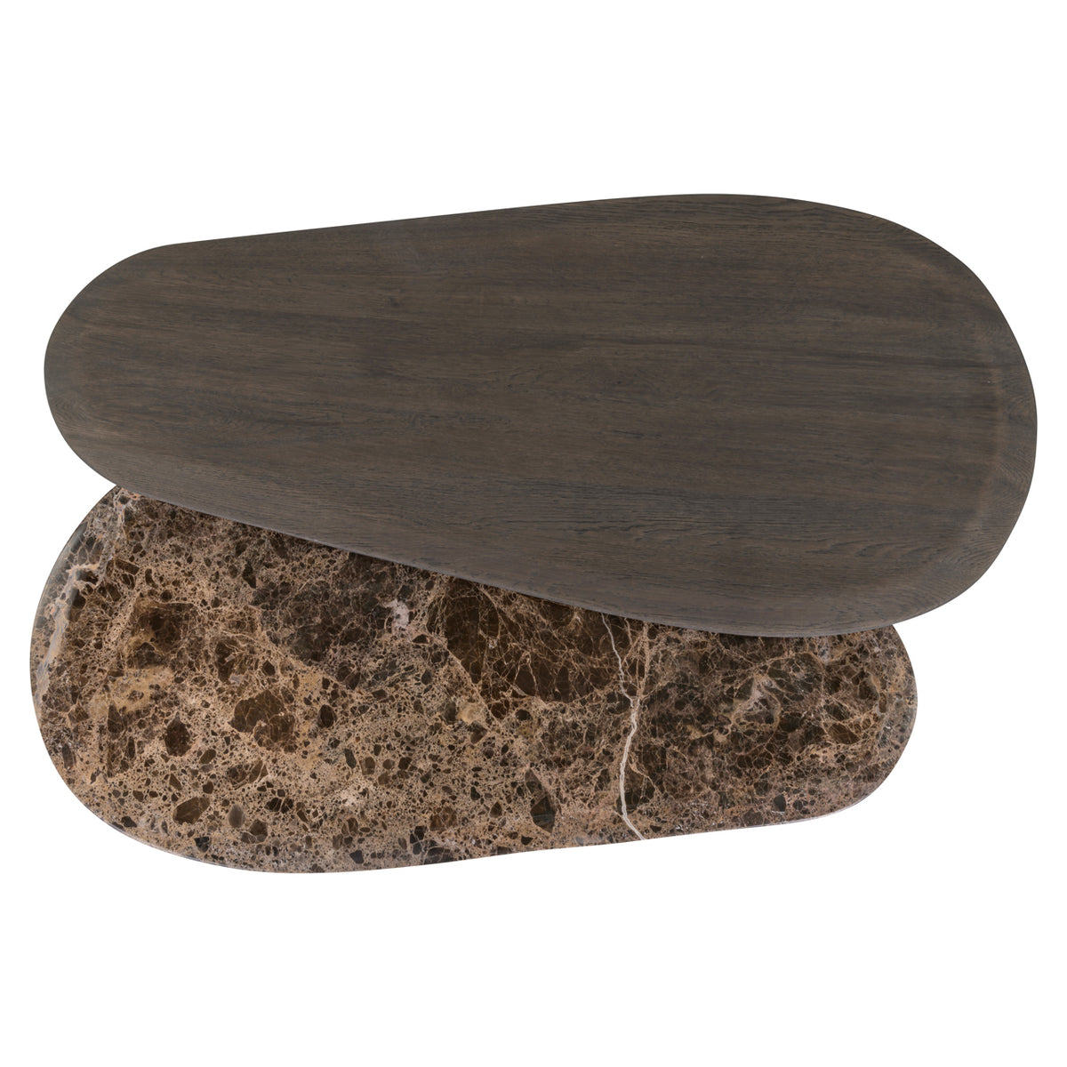 Richmond Möbel Couchtisch Castello (Set von 2) smoked charchoal | 215598