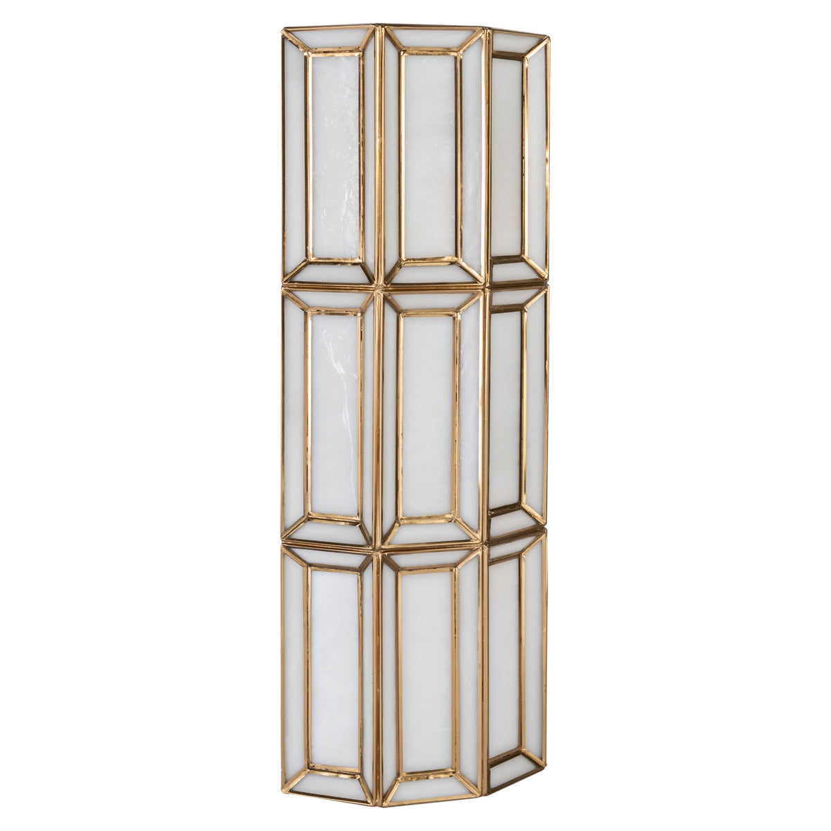 Richmond Möbel Wandlampe Opal brass antique | 215704