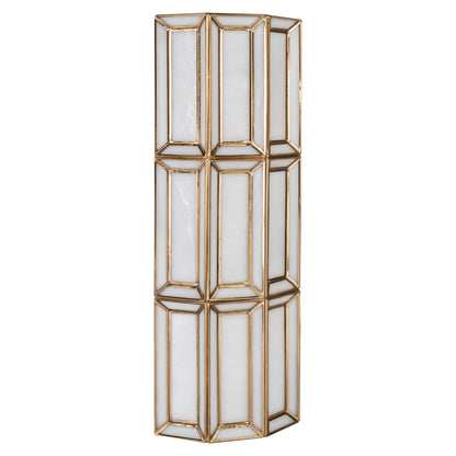 Richmond Möbel Wandlampe Opal brass antique | 215704