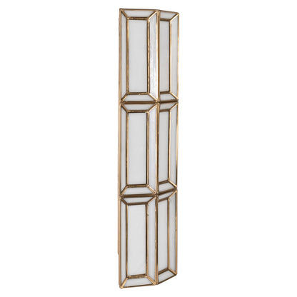 Richmond Möbel Wandlampe Opal brass antique | 215704