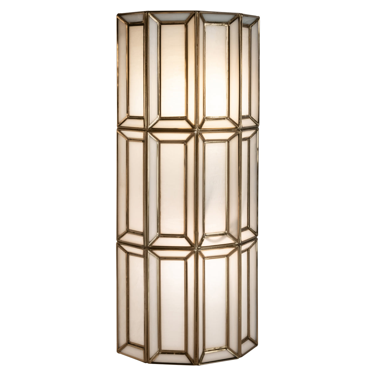 Richmond Möbel Wandlampe Opal brass antique | 215704