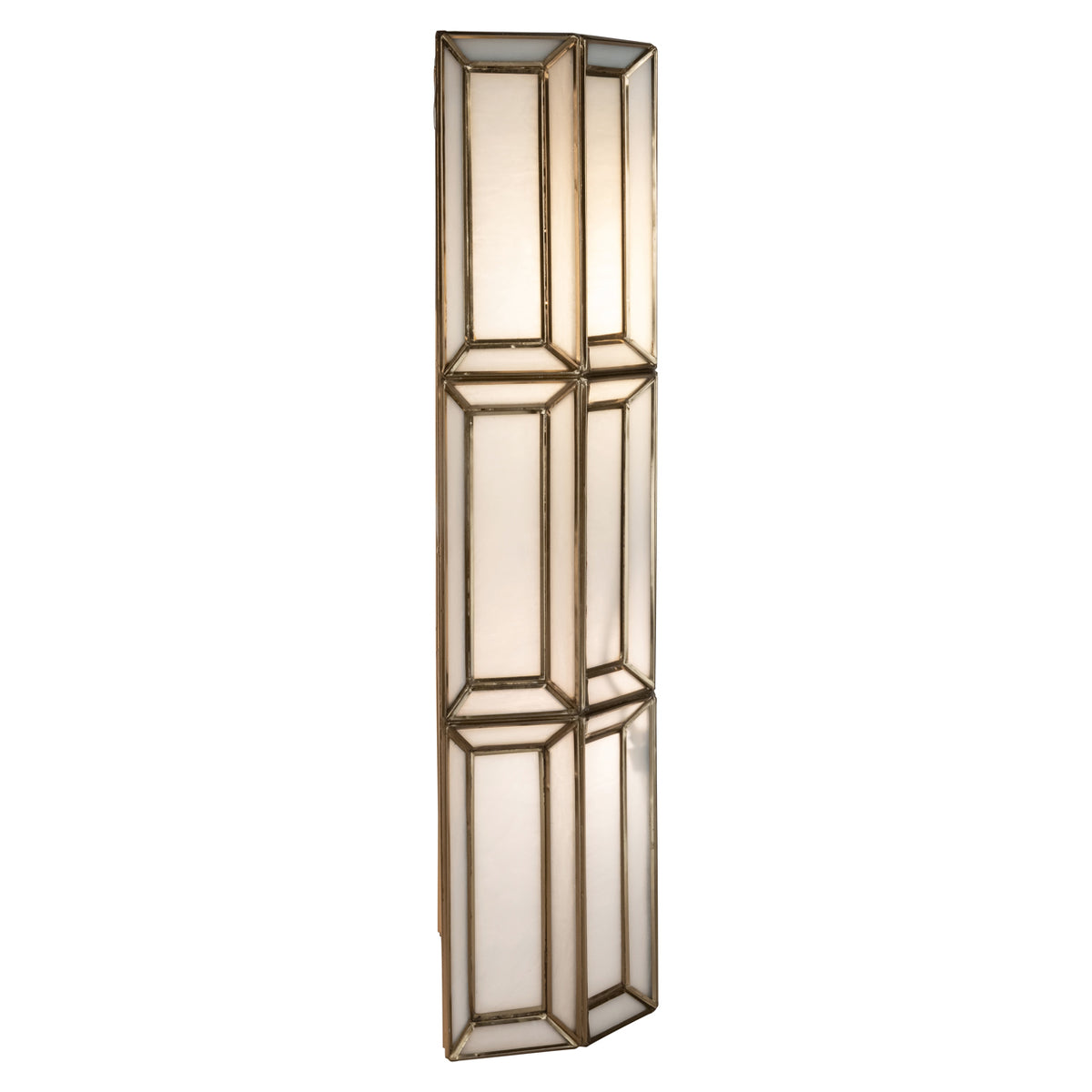 Richmond Möbel Wandlampe Opal brass antique | 215704