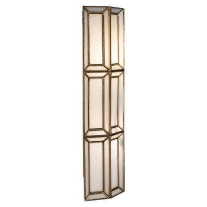 Richmond Möbel Wandlampe Opal brass antique | 215704